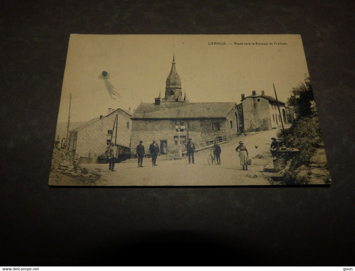 Carte Postale Lierneux Route Vers La Baraque De Fraiture - Lierneux