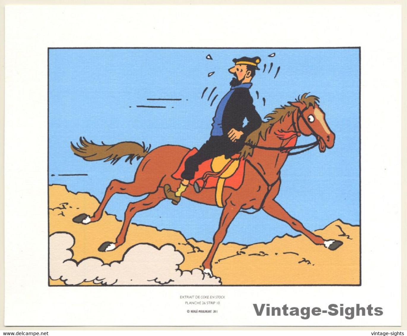 Tintin: Coke En Stock *3 (Lithography Hergé Moulinsart 2011) - Screen Printing & Direct Lithography