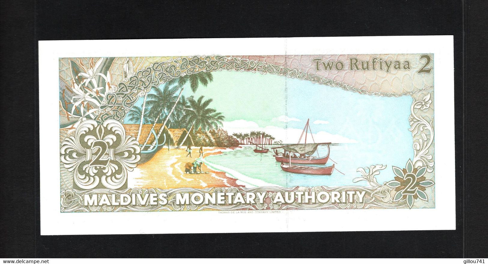 Maldives, 2 Rufiyaa, 1990 Issue - Maldives