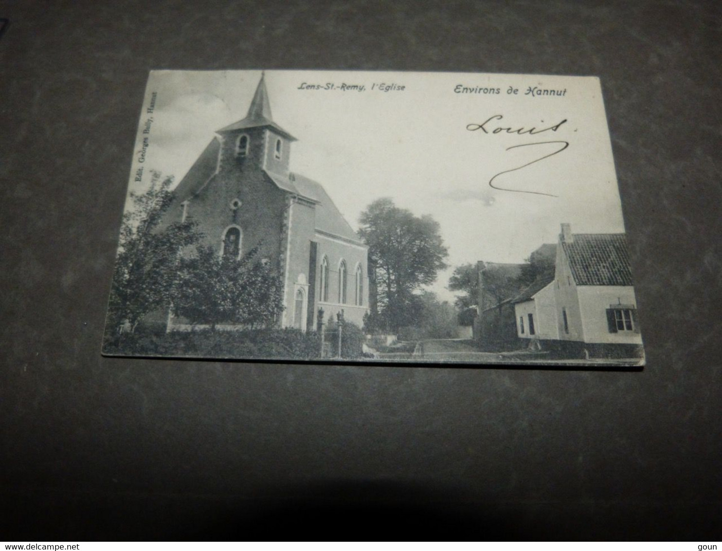 Carte Postale Lens-St-Remy L'église - Hannuit
