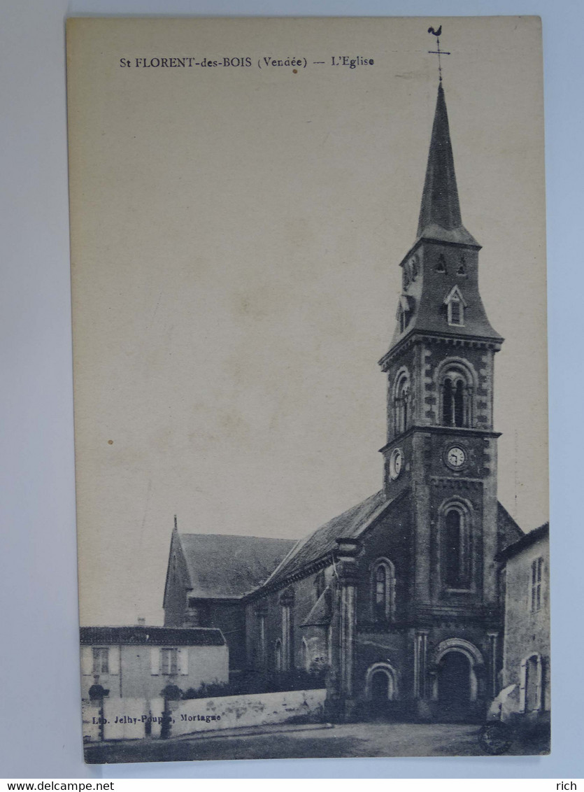 CPA 85 Vendée - St Florent Des Bois - L'Eglise - Saint Florent Des Bois