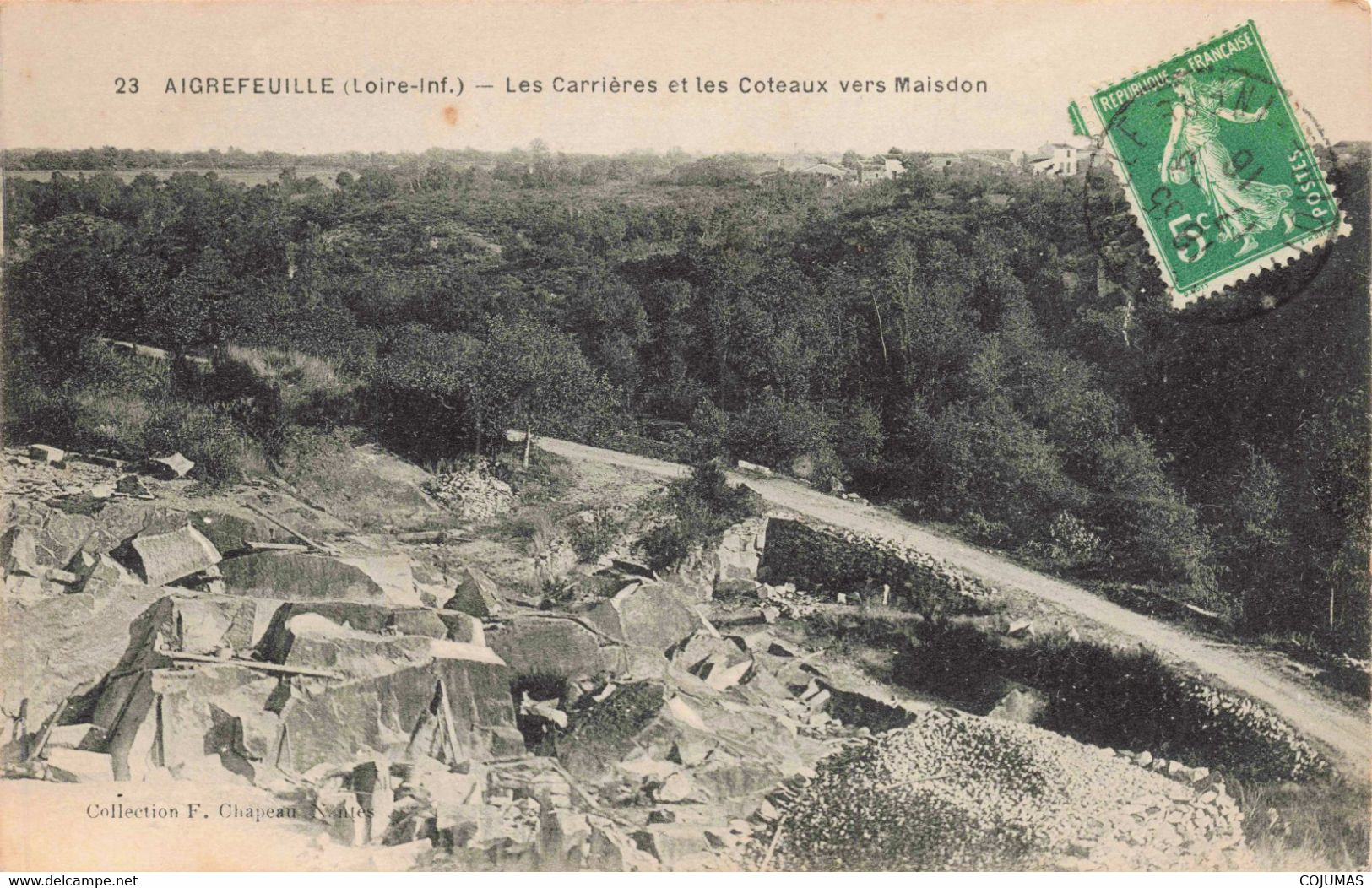 44 - AIGREFEUILLE - S08223 - Les Carrières Et Les Coteaux Vers Maisdon - L1 - Aigrefeuille-sur-Maine