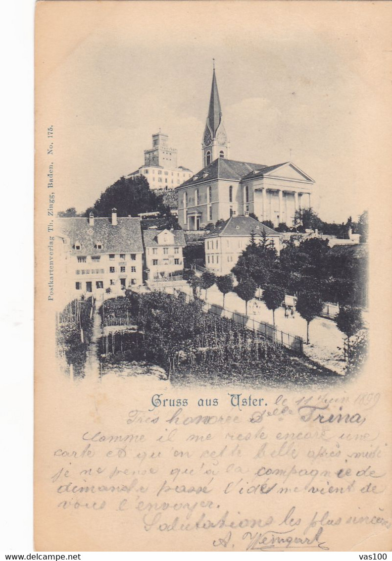 Suisse - Schweiz - Zürich - GRUSS AUS USTER,LITHO! - Uster