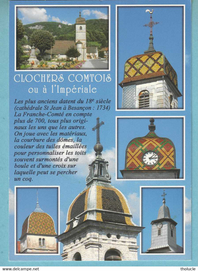 Clochers Comtois Ou à L'Impériale-Cathédrale St Jean à Besançon-Franche Comté-Cachet "Pont-de-Poitte-GA-Jura-2003" - Franche-Comté