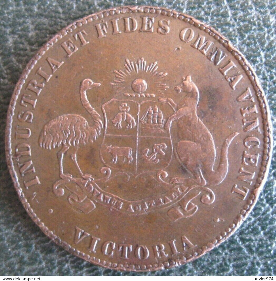 Australie 1 Penny Token 1861 JR Grundy Ballaarat Tobacco, Victoria - Victoria