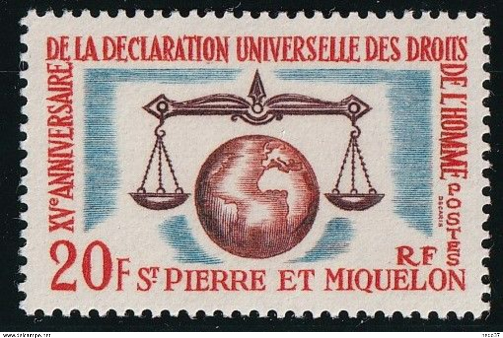 Saint Pierre Et Miquelon N°370 - Neuf ** Sans Charnière - TB - Unused Stamps