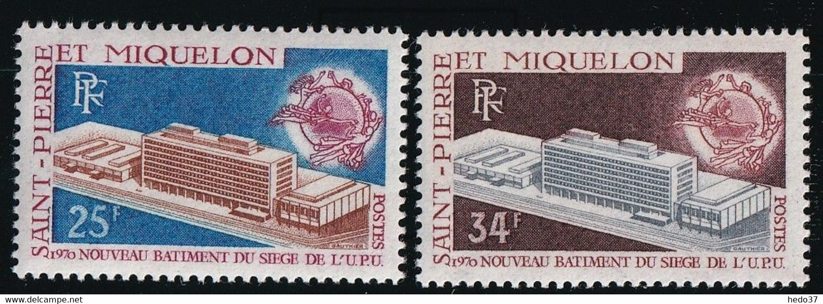 Saint Pierre Et Miquelon N°399/400 - Neuf ** Sans Charnière - TB - Neufs