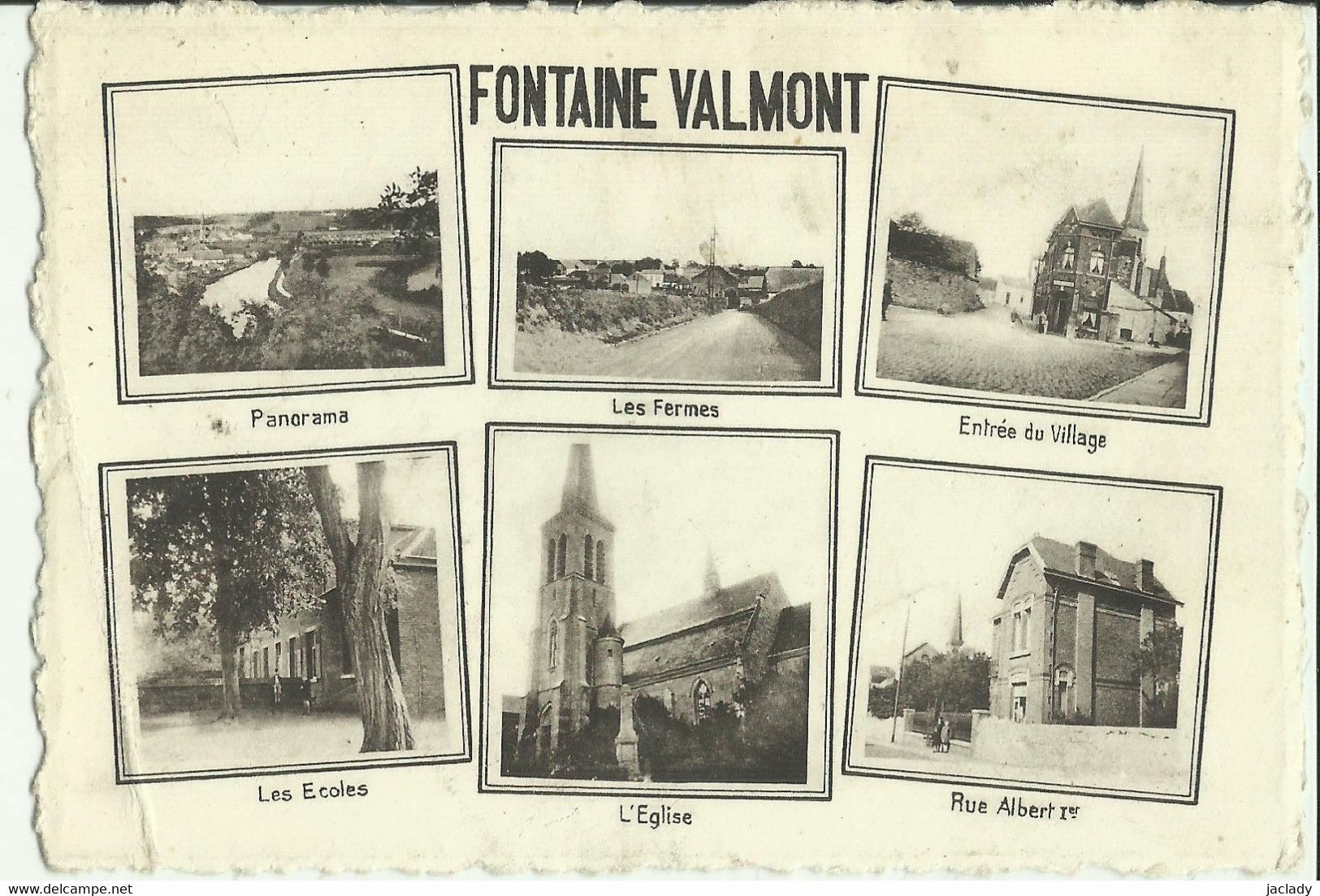 Fontaine Valmont -- Multivues.   (2 Scans) - Merbes-le-Chateau