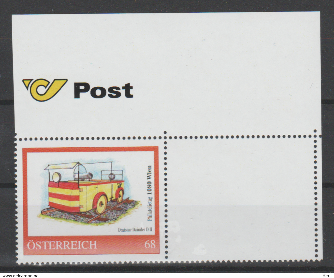 Philatelietag Marke Aus Österreich "1080 Wien" ** - Euronominale (2720) - Personnalized Stamps