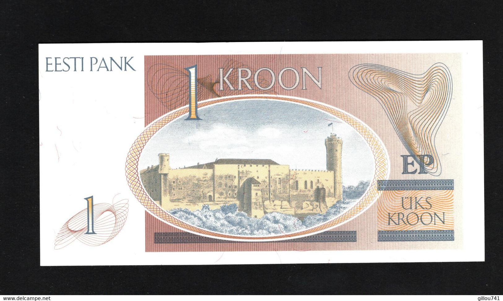 Estonie, 1 Kroon, 1991-1992 Issue - Estonia