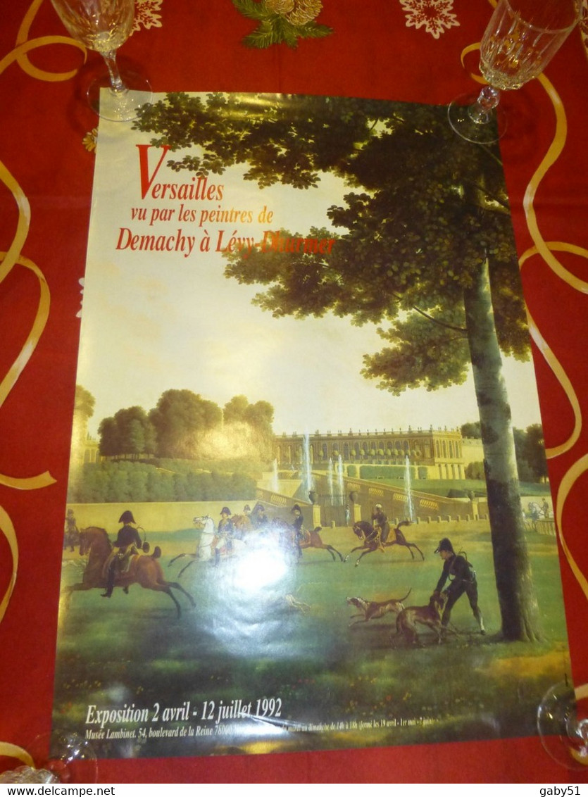 Versailles Vu Par Les Peintres Demachy, Lévy-Dhurmer 1992, Affiche Originale ; A28 - Afiches