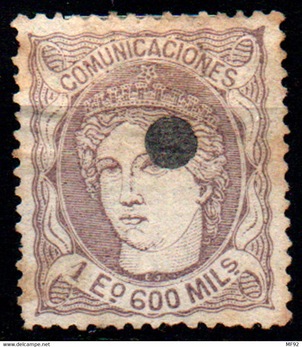 España 111T. Año 1870 - Gebruikt