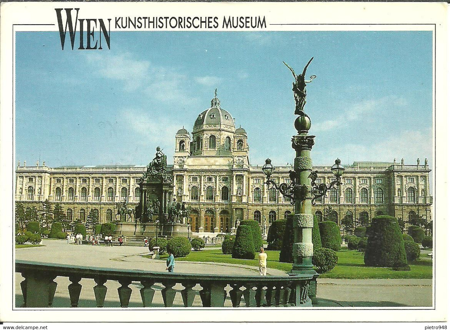 Vienna, Wien (Austria) Kunsthistorisches Museum, Fassade, Facade, Museo Storia Dell'Arte, Facciata - Musei