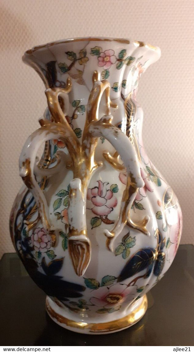 Vase En Porcelaine De Bayeux. Période Gosse ( 1849-1877). - Vasi