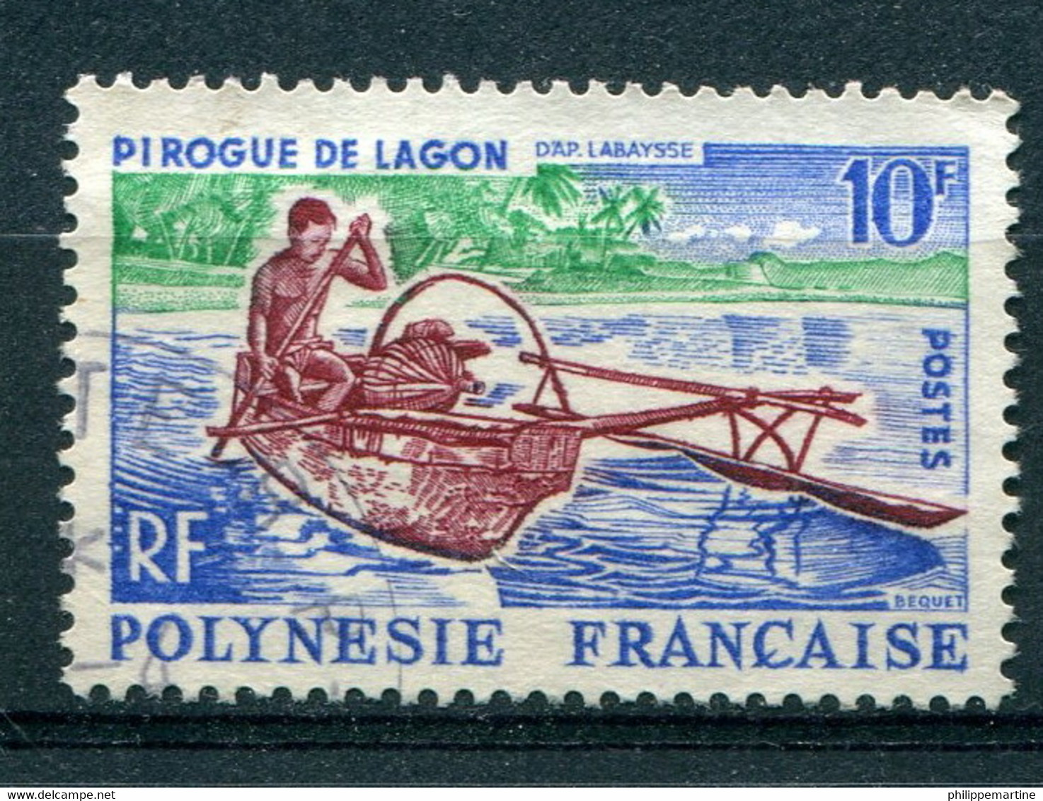 Polynésie Française 1966 - YT 36 (o) - Oblitérés