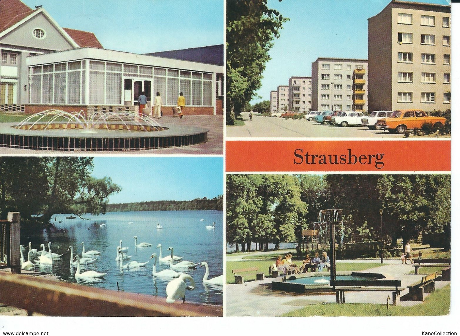 Strausberg, DDR-Mehrbildkarte, Gelaufen - Strausberg