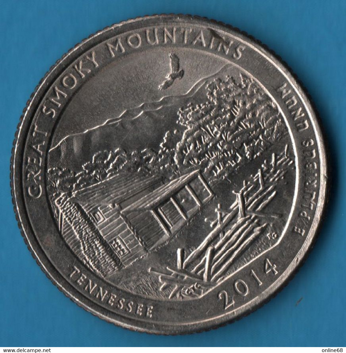 USA 1/4 DOLLAR 2014 P KM# 566 Washington Quarter Tennessee - 2010-...: National Parks