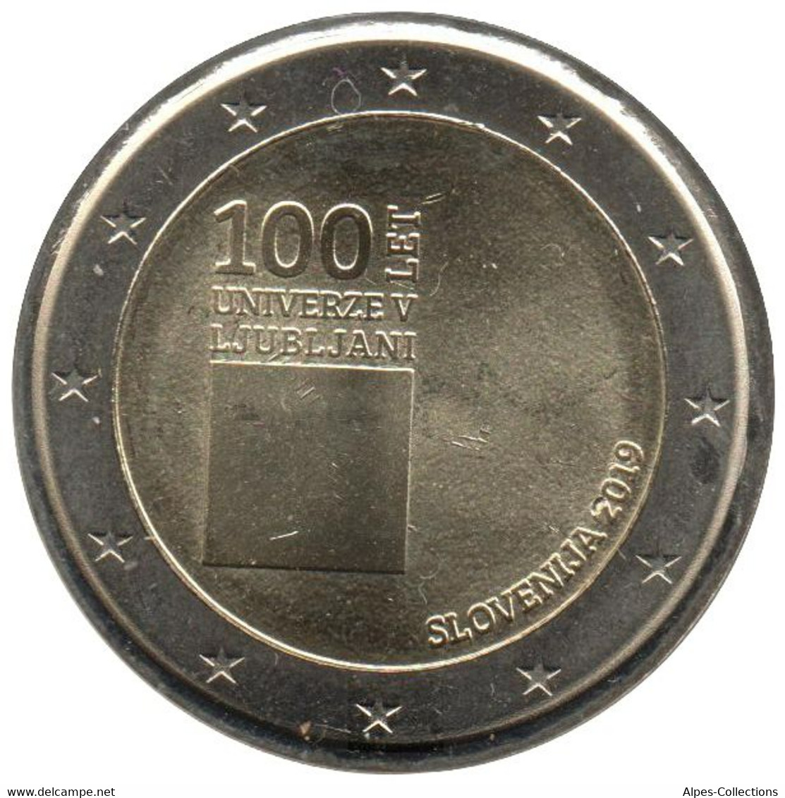 SV20019.1 - SLOVENIE - 2 Euros Commémo. Université De Ljubljana - 2019 - Slovenia