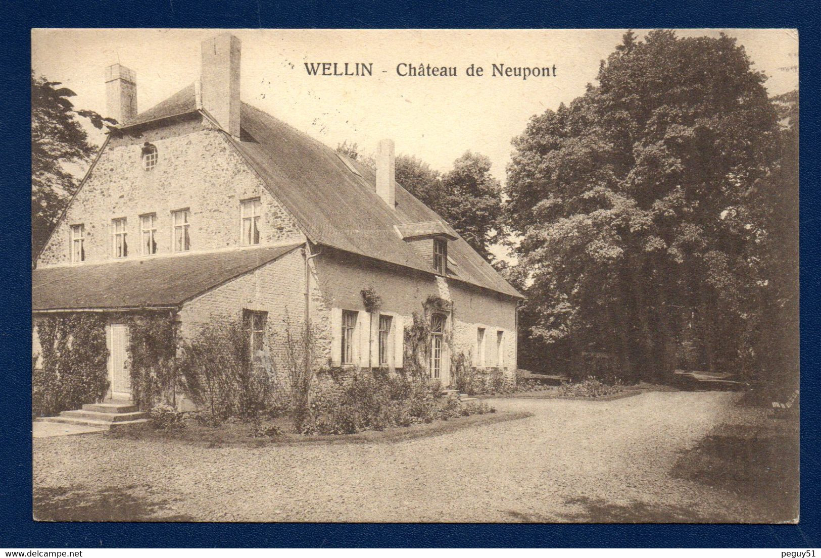 Wellin.  Château De Neupont. 1930 - Wellin