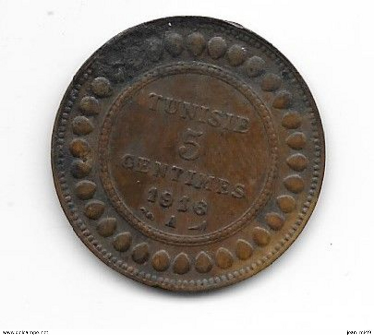 TUNISIE - 5 Centimes - 1916 A - Tunisie