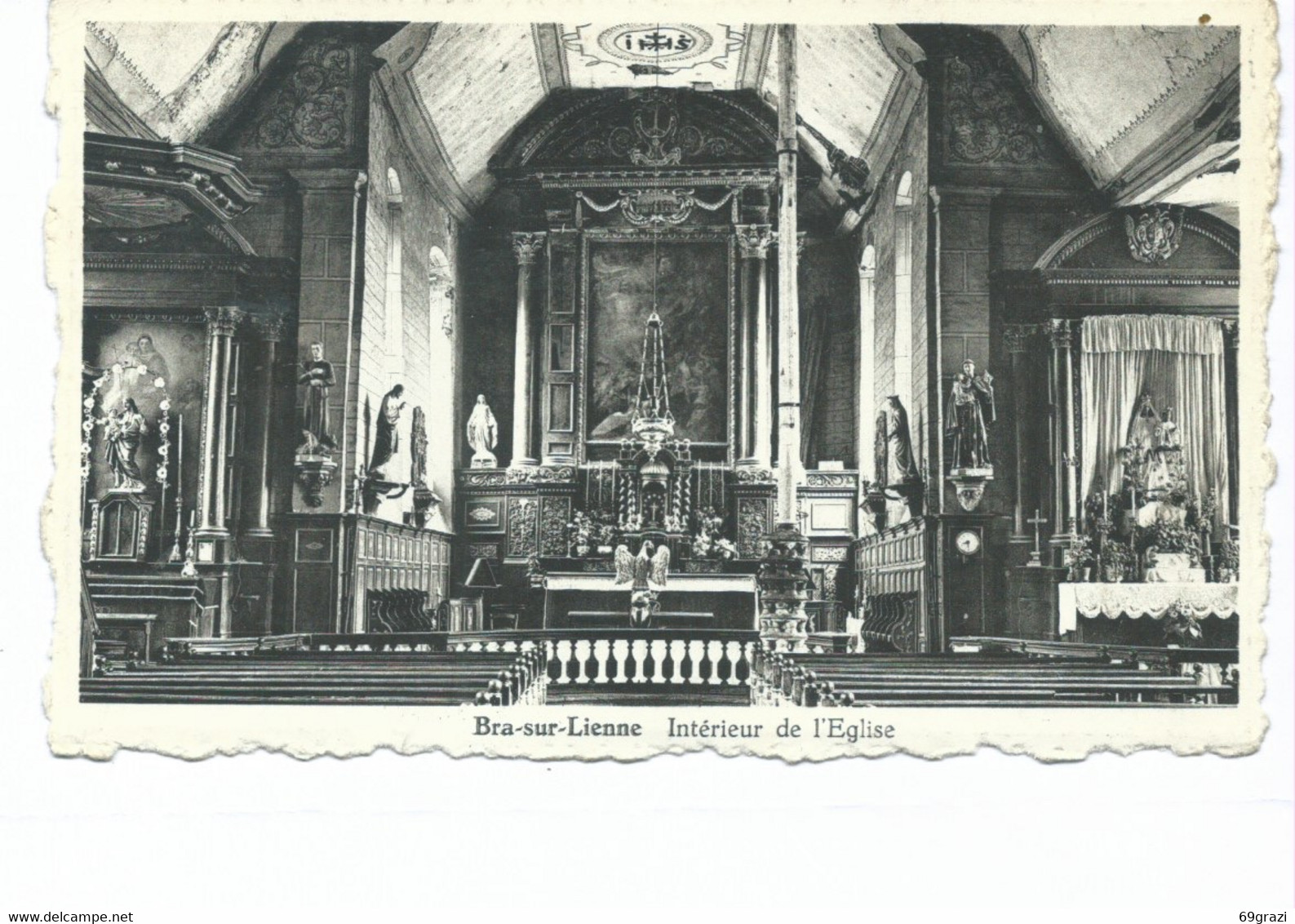 Bra Sur Lienne Intérieur De L'Eglise - Lierneux