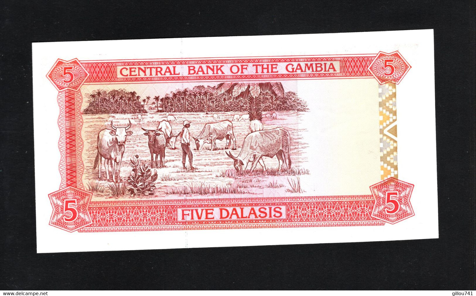 Gambie, 5 Dalasis, 1991-1995 ND "President Kairaba Jawara And Birds" Issue - Gambia