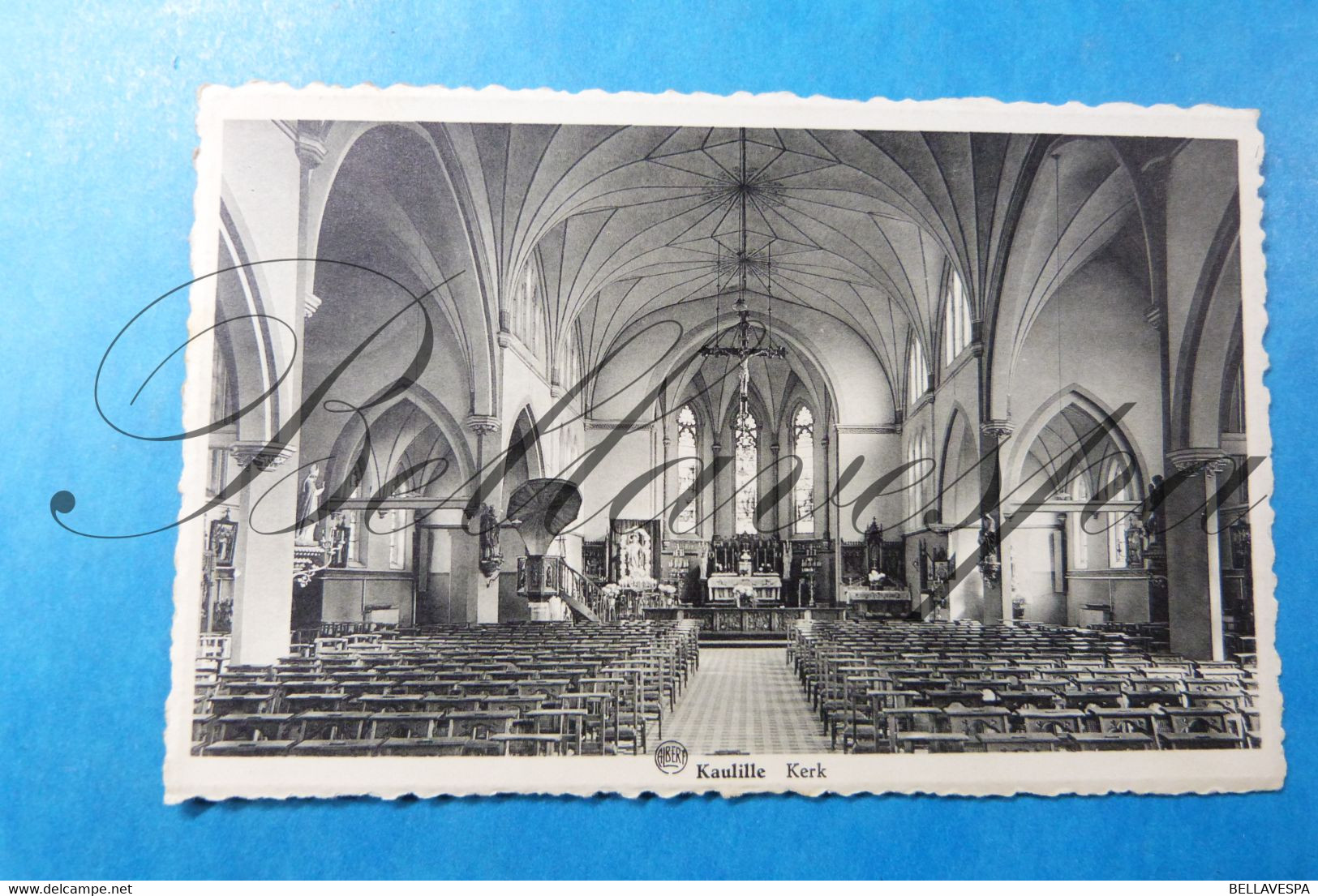 Kaulille Kerk Binnezicht   1964 -Bochelt - Bocholt