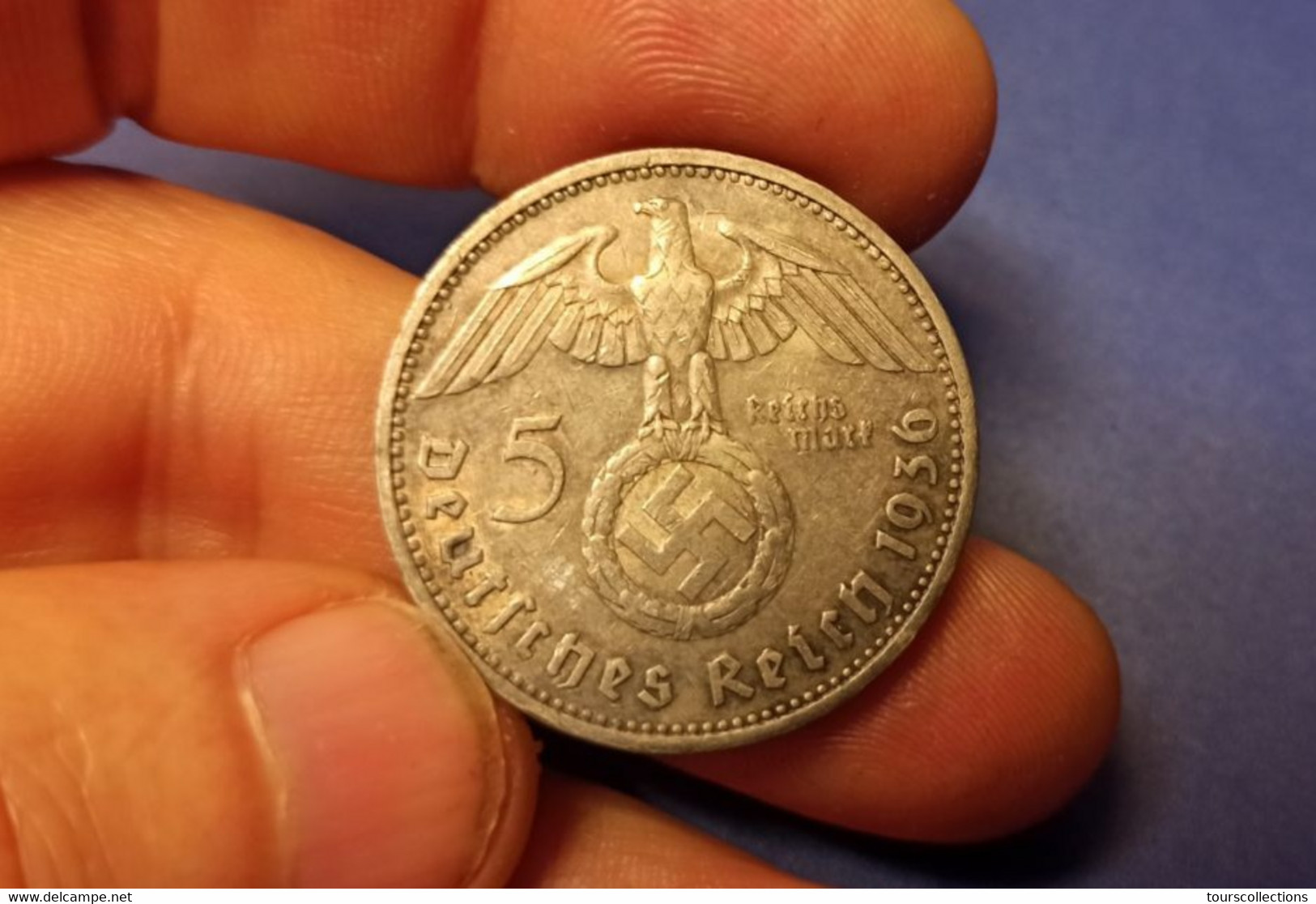 ALLEMAGNE 1936 A Berlin - 5 REICHMARK Hindenburg Argent 13,88 Gr. à 90 % - 29 Mm - 3° Reich - 5 Reichsmark