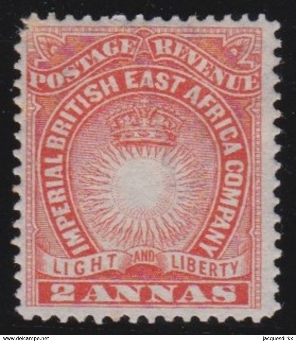 Imperial British East Africa Company    .     SG    .     6      .      *     .   Mint-hinged - Africa Orientale Britannica