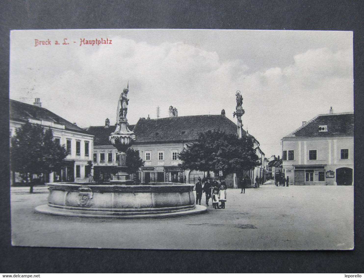 AK BRUCK A.d.Leitha Hauptplatz 1915  /// D*54929 - Bruck An Der Leitha