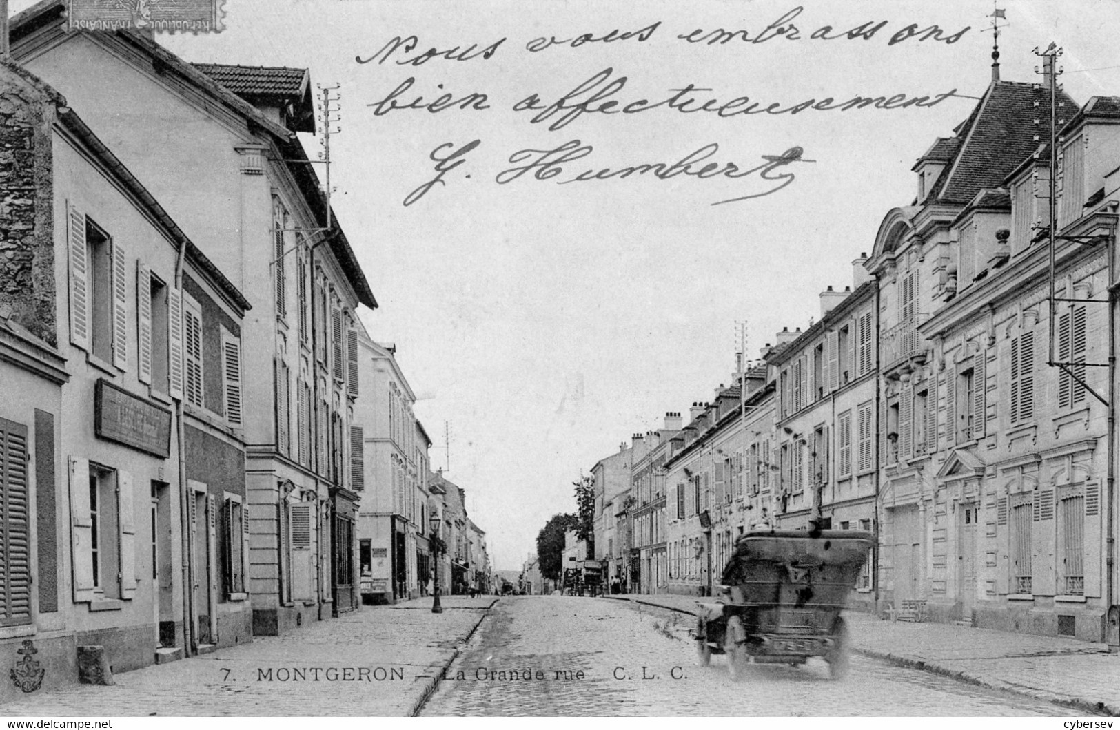 MONTGERON - La Grande Rue - Voiture Ancienne - Montgeron