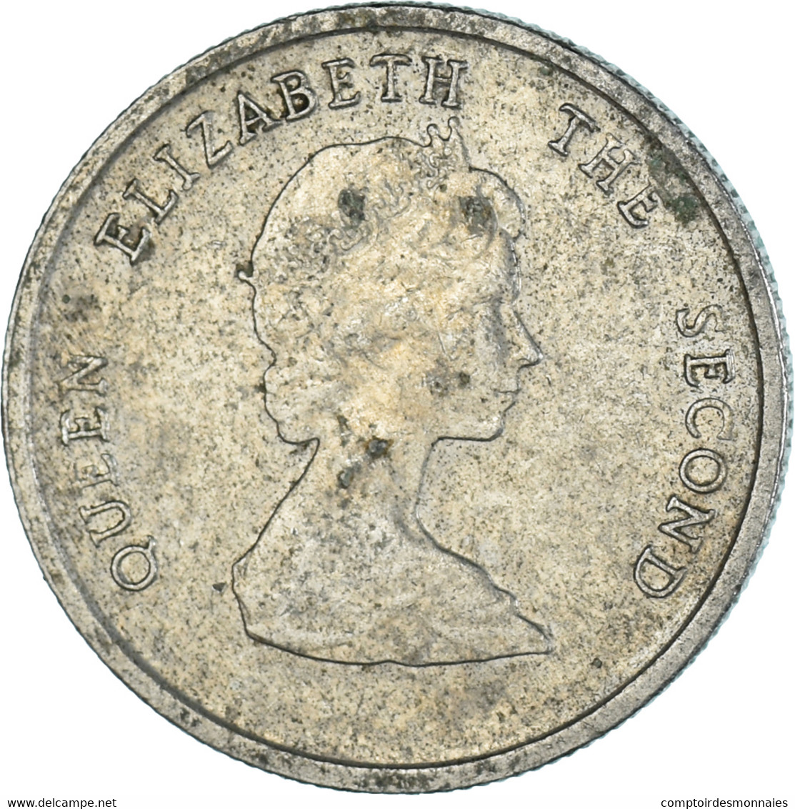 Monnaie, Etats Des Caraibes Orientales, 10 Cents, 1987 - Caraïbes Orientales (Etats Des)