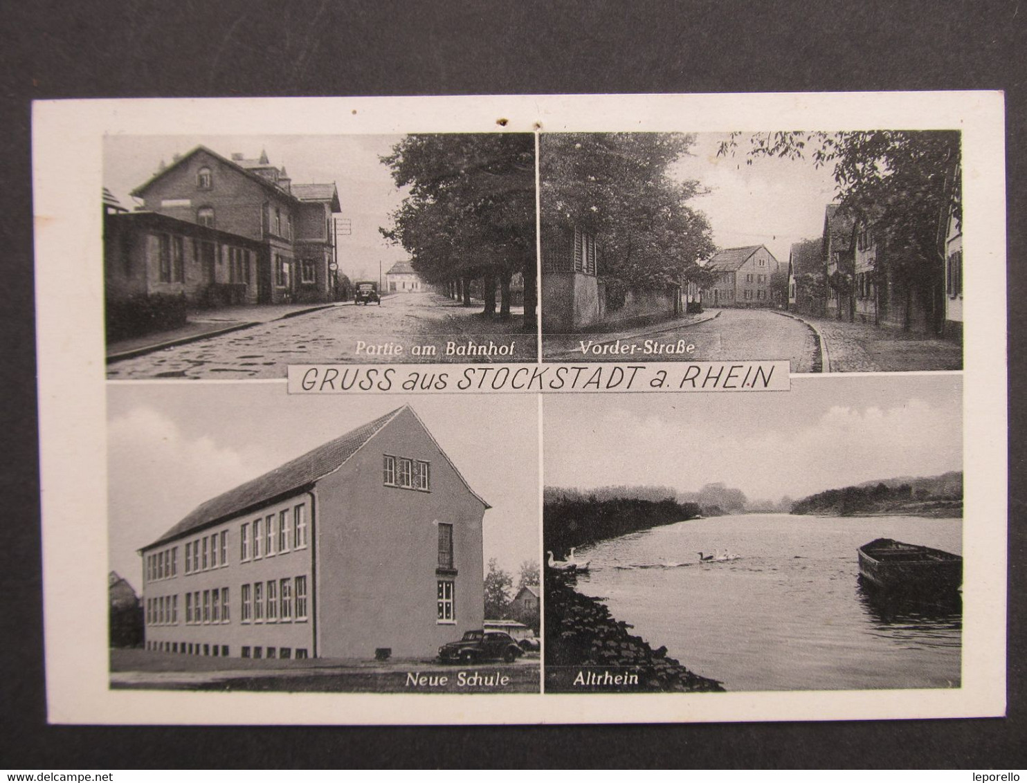 AK Stockstadt Am Rhein Kr. Groß-Gerau Bahnhof 1958  /// D*54948 - Gross-Gerau