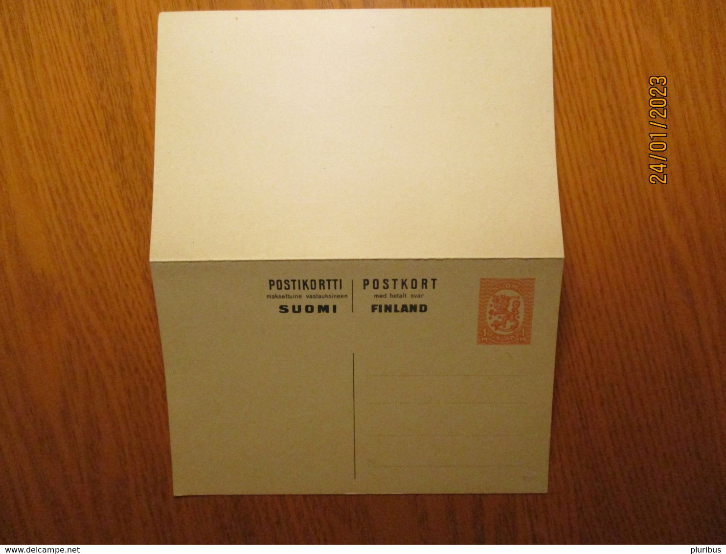 FINLAND POSTAL STATIONERY  WITH RESPONSE  , 2-10 - Postal Stationery