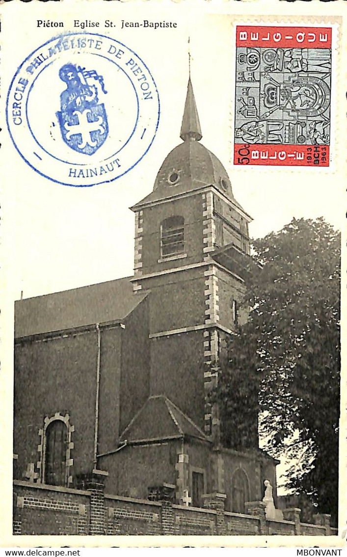 Piéton - Eglise Saint Jean-Baptiste - Chapelle-lez-Herlaimont