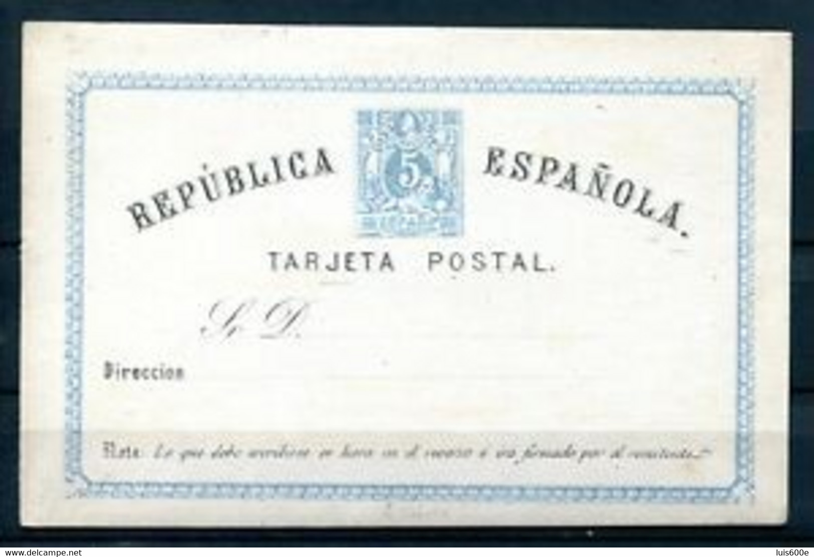 1873.ESPAÑA.ENTERO POSTAL.EDIFIL 1**.NUEVO SIN FIJASELLOS(MNH).CATALOGO 66€ - 1850-1931