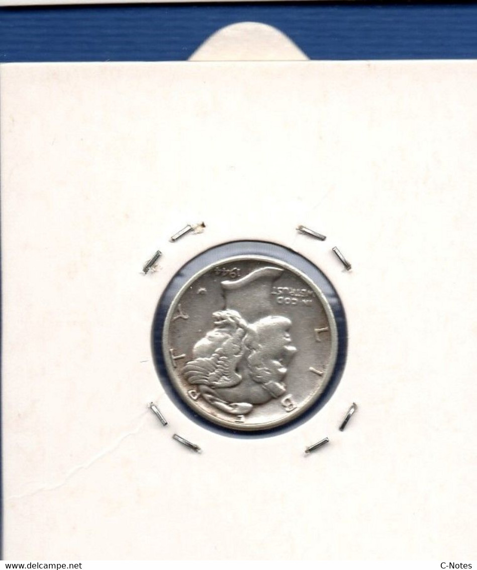 UNITED STATES OF AMERICA - 10 Cents / 1 Dime 1944 - Circulated -  See Photos - SILVER - Km 140 - 1916-1945: Mercury (kwik)