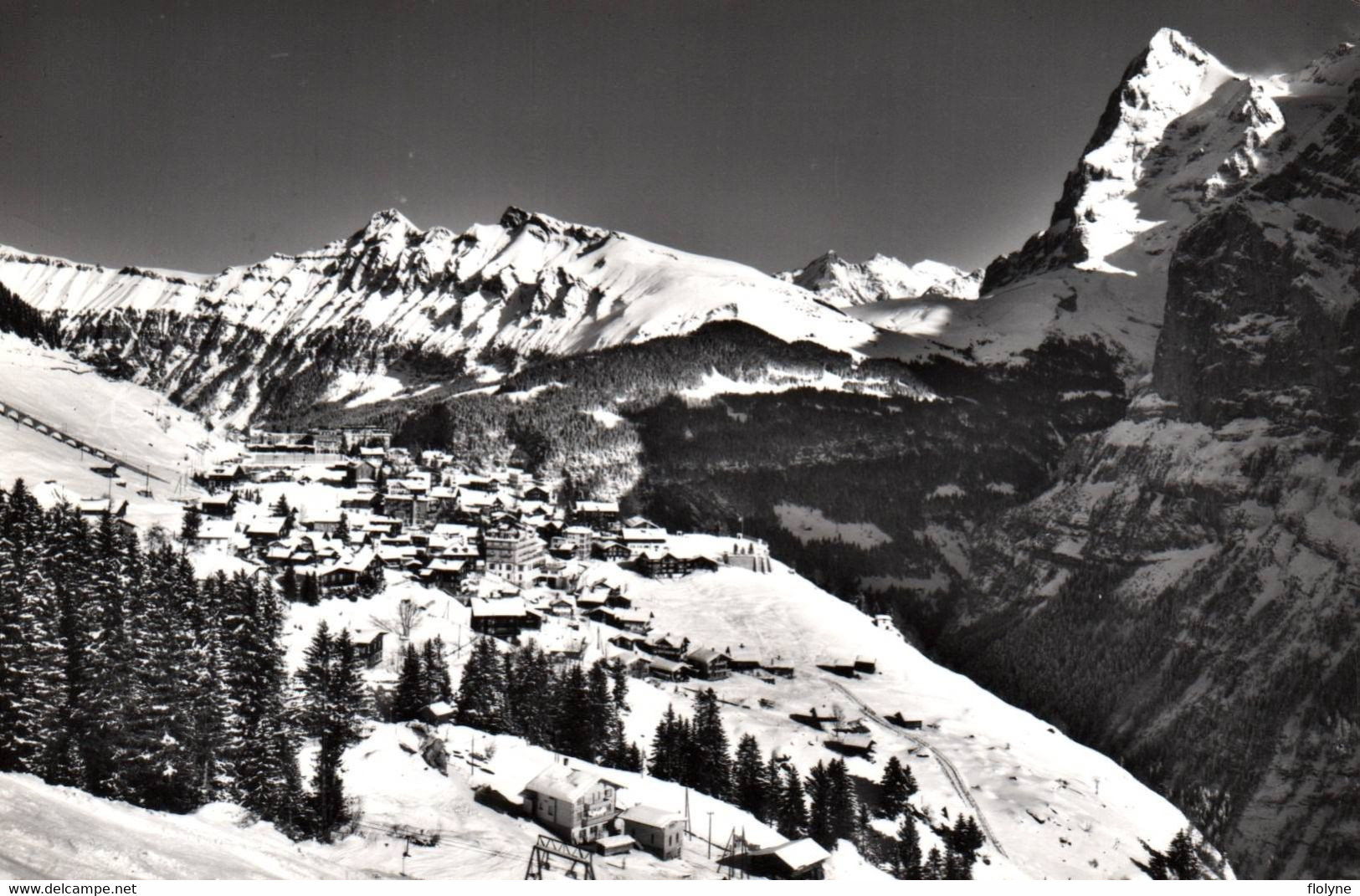 Mürren - Lauberhorn Wetterhorn - Eigar - Vue Sur Le Village - Suisse Switzerland - Mürren