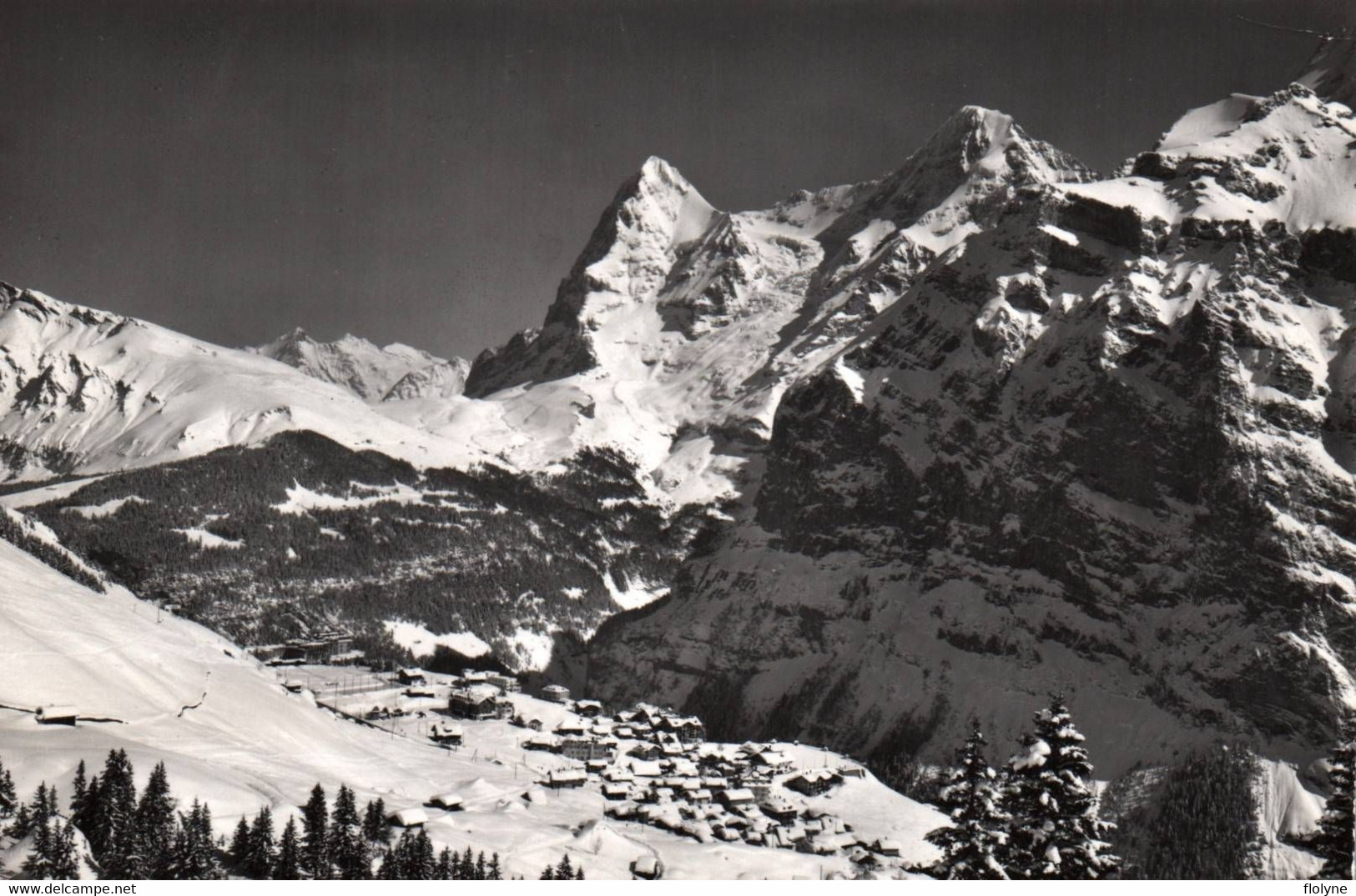 Mürren - Mit Eiger U. Mönch - Vue Sur Le Village - Suisse Switzerland - Mürren