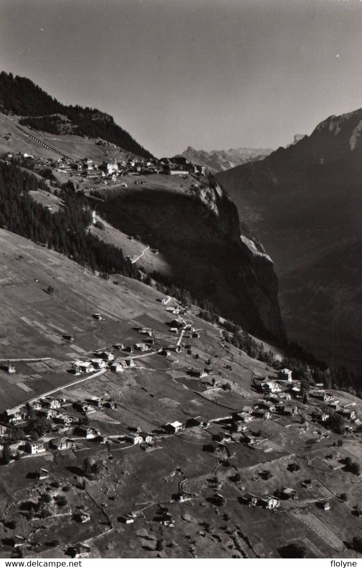 Mürren - Blick Auf Gimmelwald - Vue Sur Le Village - Suisse Switzerland - Wald