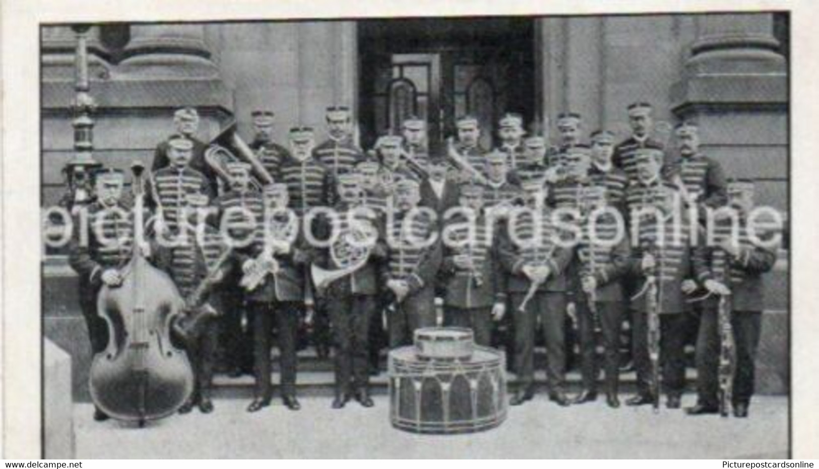 SOUTHPORT CORPORATION BAND 1905  OLD B/W POSTCARD LANCASHIRE - Southport