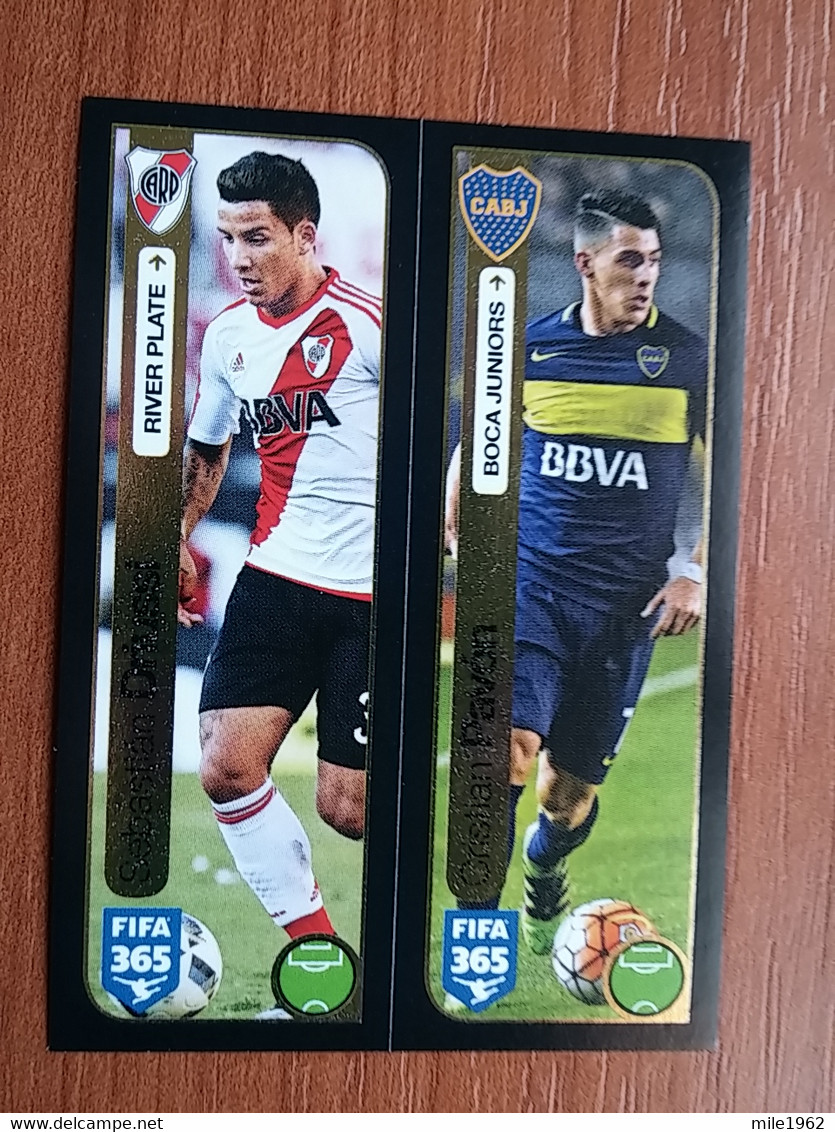 ST 30 - FOOTBALL FIFA 365: 2016-2017, 205 Sebastián Driussi (River Plate) / Cristian Pavon (Boca Juniors) - Sonstige & Ohne Zuordnung