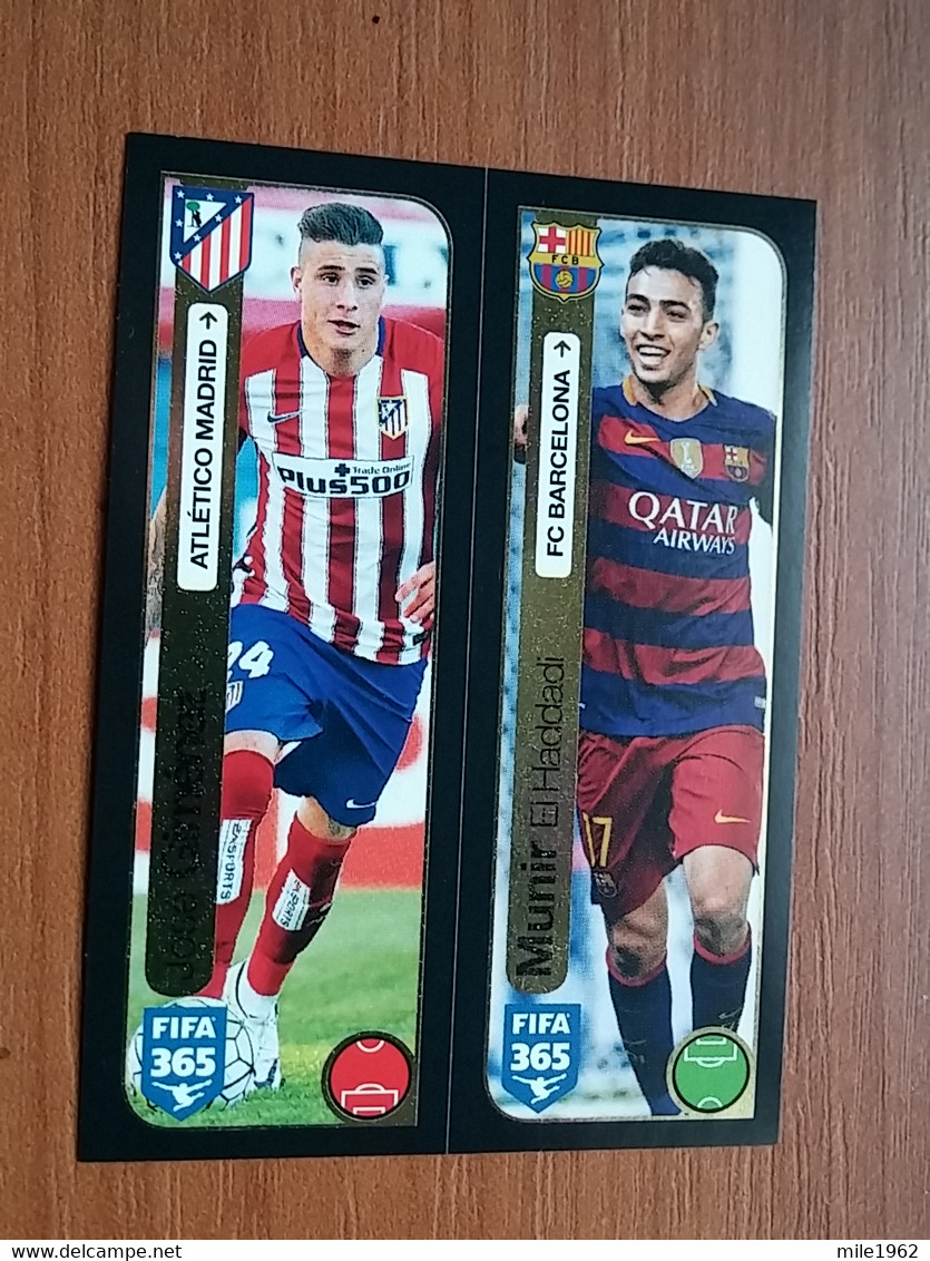 ST 30 - FOOTBALL FIFA 365: 2016-2017, José Giménez (Atlético De Madrid) / Munir El Haddadi (FC Barcelona) - Altri & Non Classificati