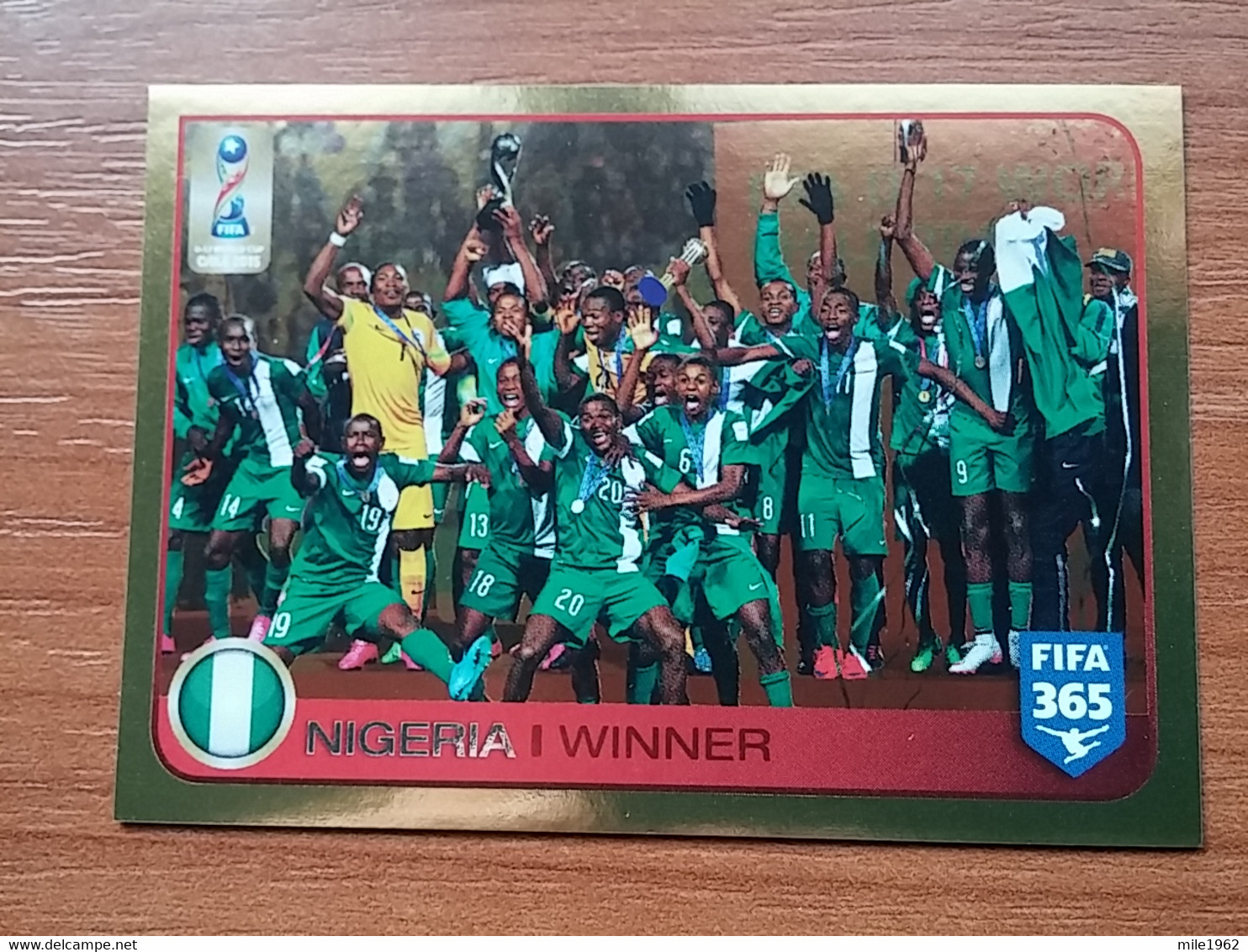 ST 30 - FOOTBALL FIFA 365: 2016-2017, Nigeria (Winner) FIFA U-17 World Cup Chile 2015 - Andere & Zonder Classificatie