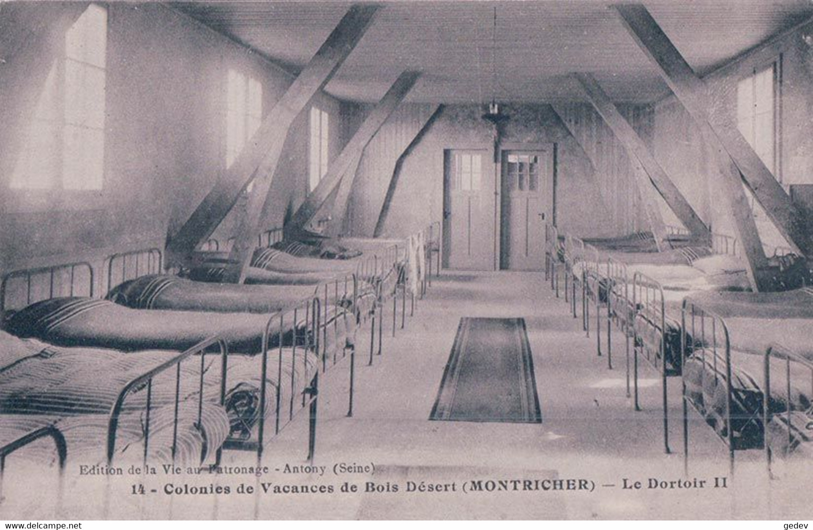 Montricher VD, Colonies De Vacances De Bois Désert, Le Dortoir (14) - Montricher