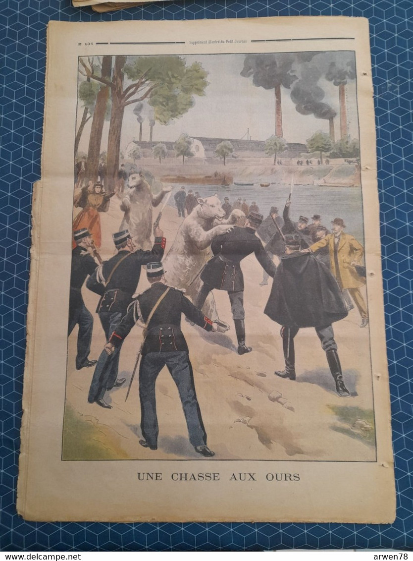 Le Petit Journal N° 545 Au Maroc Assassinat De M Pouzet Chasse Aux Ours évasion En Velo - Le Petit Marseillais