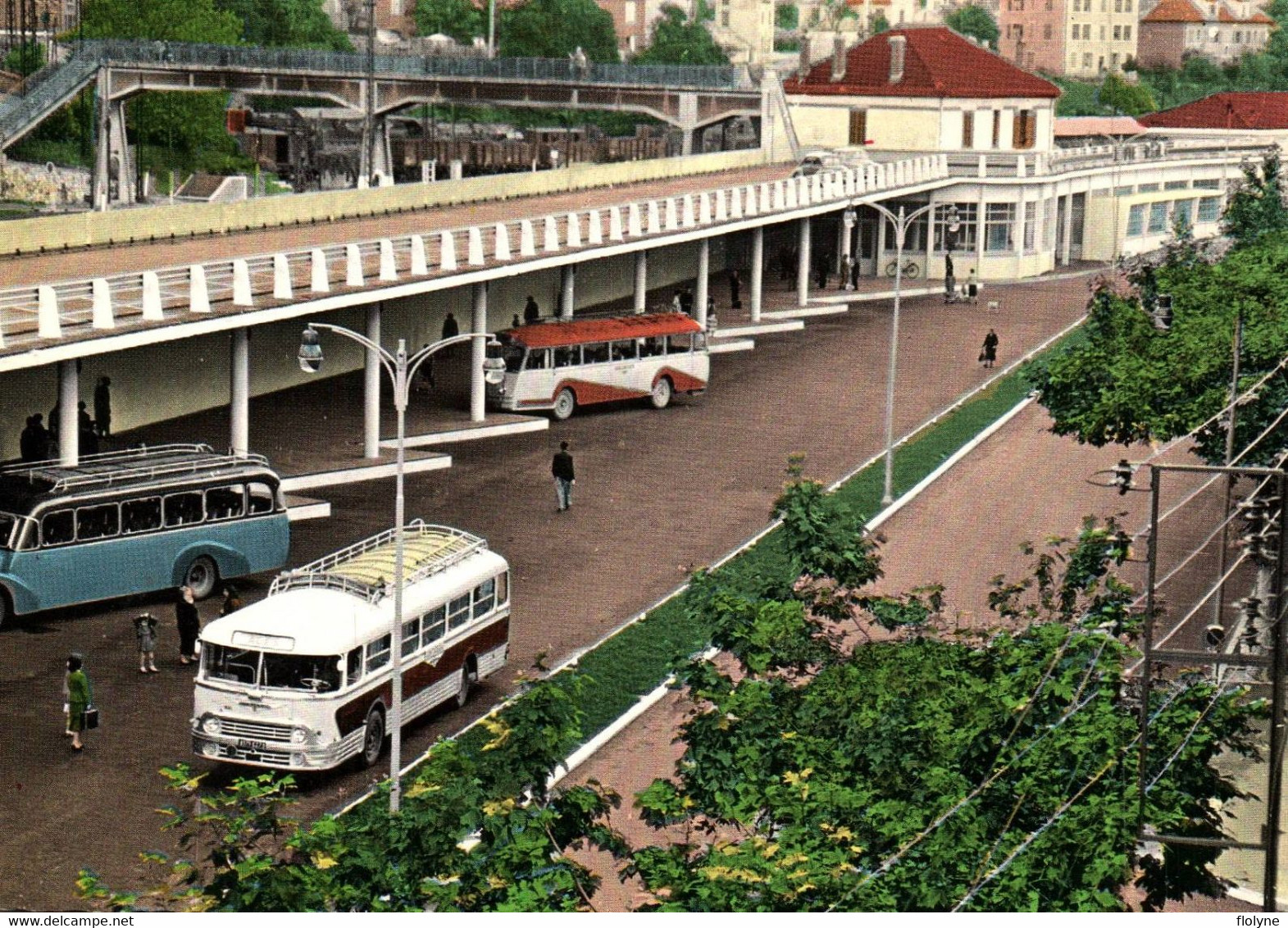 Alès - La Gare Route Rail - Autobus Bus Autocar Car - Alès