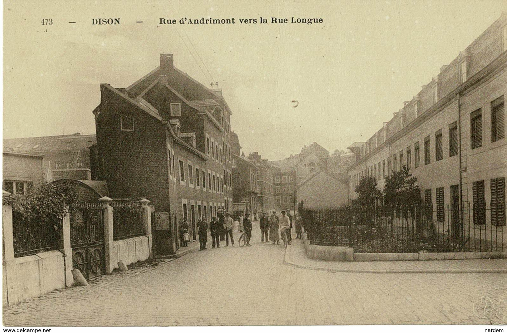 DISON, Rue D'Andrimont Vers La Rue Longue, Animée - Dison