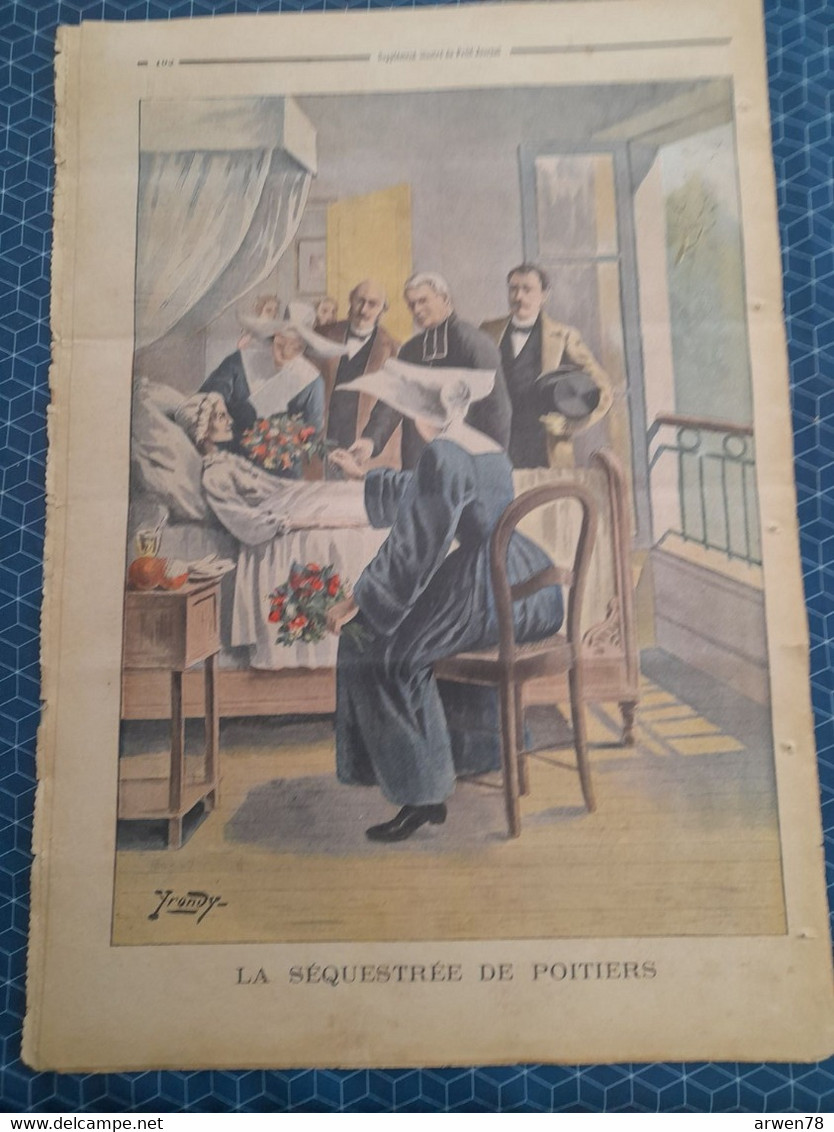 Le Petit Journal N° 552  La Reine Ranavalo A Paris La Séquestré De Poitiers Bois De Vincennes Cyclistes Attaqués - Le Petit Marseillais