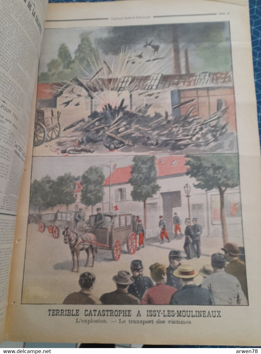 Le Petit Journal N° 554 Attaque D'un Courrier En Algérie Catastrophe Explosion A Issy Les Moulineaux Mari Vitrioleur - Le Petit Marseillais